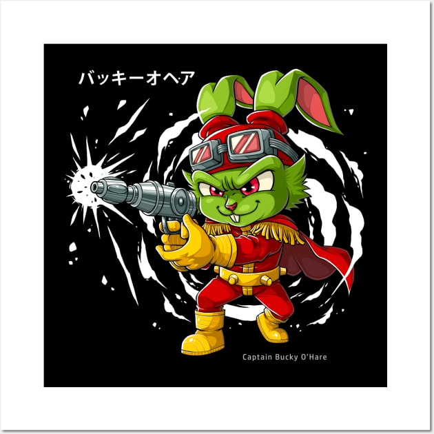 Captain Bucky O'Hare Wall Art by mikailain